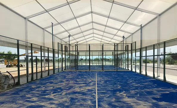 cubierta de pàdel desmontable con aluminio 1