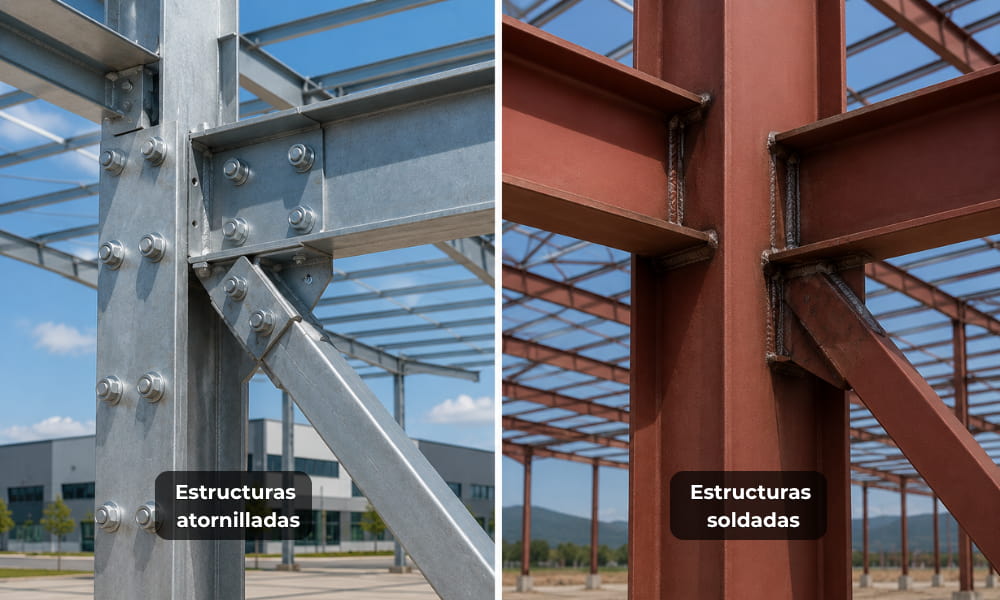 Estructuras atornilladas vs soldadas