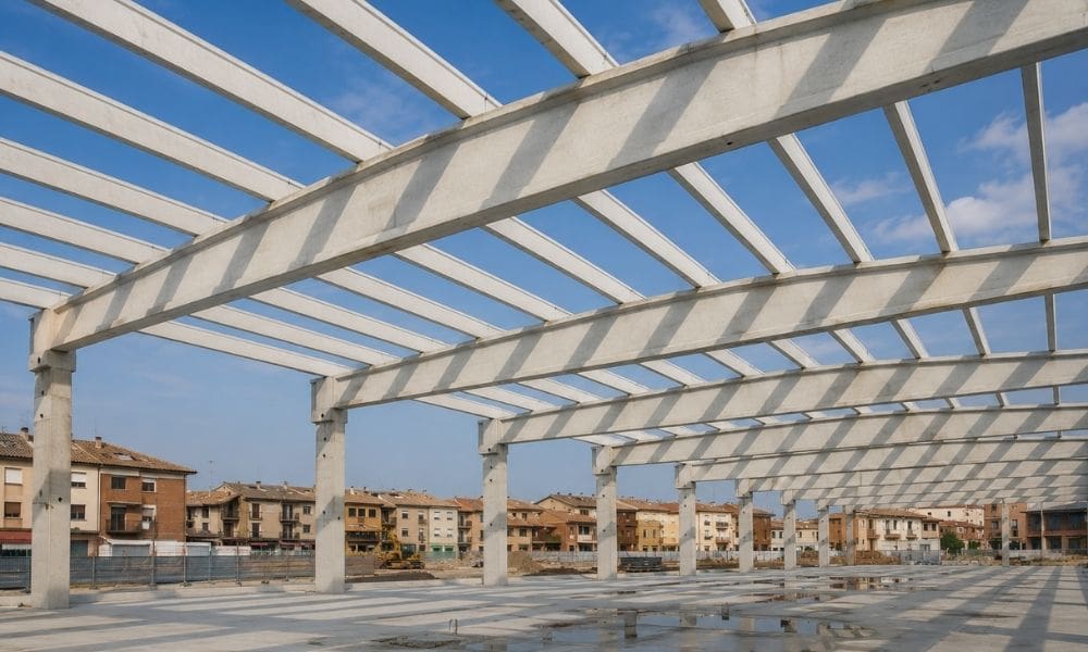tipos de estructuras de naves industriales ejemplo de hormigon